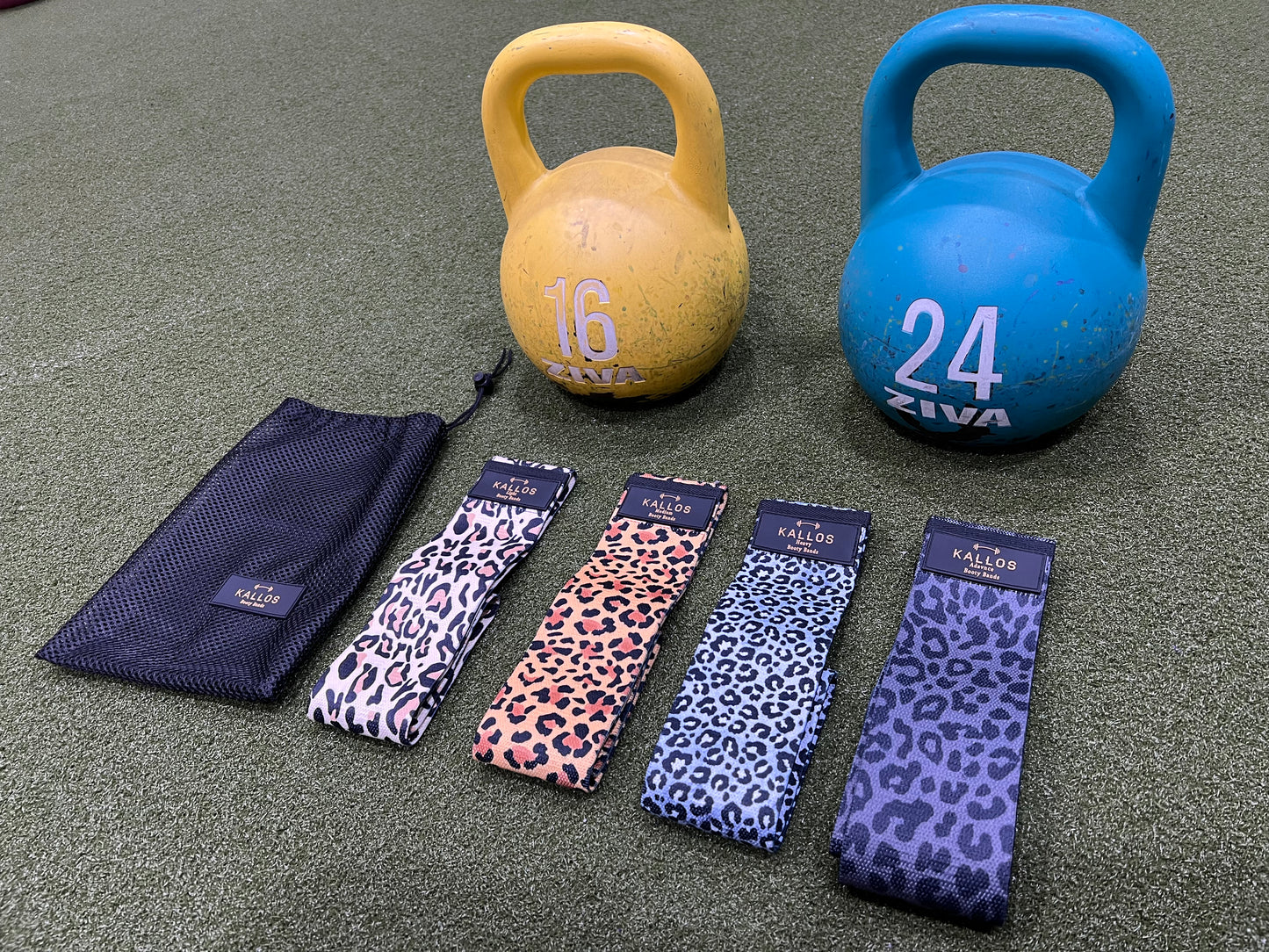 Booty bands light, medium, heavy, advance with leopard print